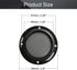 Fielect 2" Speaker Grill Cover, Black Metal Trim Decorative Circle Grille with 8 Screws