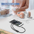 Headphone Splitter,3.5mm Extension Cable Audio Stereo Y Splitter (Hi-Fi Sound), 3.5mm Male to Female Dual Headset Jack Adapter for iPhone Samsung Tablet Laptop, PS4, Switch & More