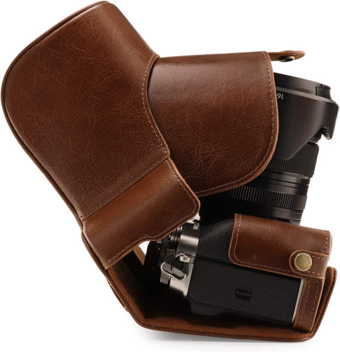 MegaGear Ever Ready Genuine Leather Camera Case for Fujifilm X-T4 (XF16-80mm)