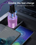USB Car Charger, 2Pack Dual Port Cigarette Lighter Adapter for Samsung, iPhone, Google