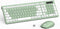 RECCAZR Wireless Keyboard and Mouse Combo, Full-Sized Wireless Keyboard and Adjustable DPI Mouse,
