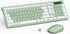 RECCAZR Wireless Keyboard and Mouse Combo, Full-Sized Wireless Keyboard and Adjustable DPI Mouse,