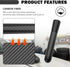 VKQTS 3.11 Inch Short Car Antenna Replacement,Stylish Carbon Fiber Short Antenna for Car as Cars Decor Compatible