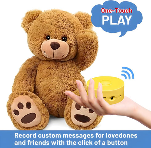 JRGKJCP 16 (2Pack Minutes Voice Recorder, Record Custom Message for Crafts, Stuffed Bear, Baby Doll, and Pillow +