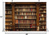 BELECO 8x6ft L-0003 Fabric Vintage Bookshelf Backdrop Books Antique Book Racks Old Library Phtography Backdrop