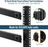 Tecmojo 5 Pack 1U 19 Rack Blank Panel, Cold Rolled Steel Rack Panel, Rack Mount Plate for in Server Rack Enclosure