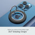 COCOMII 360 Magnetic Phone Ring Holder for MagSafe, Rotation Finger Grip Stand, Matte Black