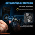 HUSSELL Magnetic Phone Car Mount, 360° Adjustable Air Vent Phone Holder - Compatible with Any Cell Phone