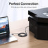 20 Printer Cable FT - USB A to USB B Printer Cable Compatible with HP, Canon, Brother, Samsung, Dell, Epson and More