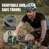 Emergency Radio Waterproof Bluetooth Speaker, Portable AM FM NOAA Weather Radio, Hand Crank Solar Powered, 5000mAh