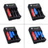 18650 Battery Charger 4 Bay Fast Charge for 3.7V Li-ion Batteries, USB Intelligent Universal Charger