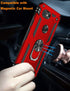 LUMARKE Google Pixel 3A Case with Screen Protector, Military Grade Protective Phone Cover with Magnetic Ring Kickstand