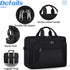Laptop Bag 17.3 Inch Briefcase, Large Waterproof Case for Men Women Business Office Work, Adjustable Shoulder Messenger