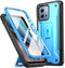 Poetic Revolution Case for Motorola Moto G Stylus 4G 2023 - Rugged, Shockproof, 20FT Drop Tested, Light Blue, Kickstand
