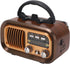 Diyeeni Portable Vintage Radio Speaker Bluetooth, Multifunctional Design, 3 Bands AM FM Radio,
