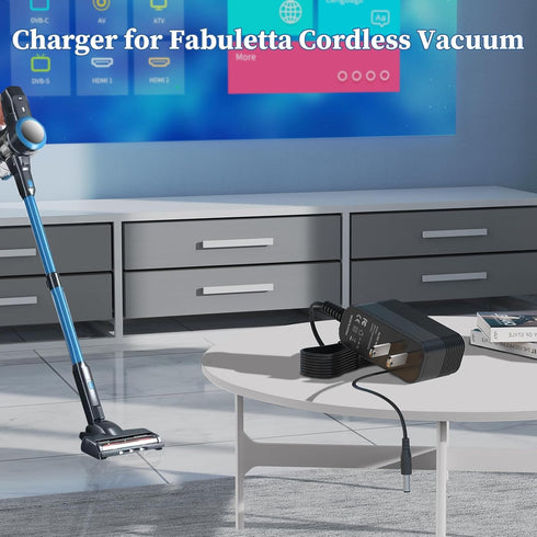 31V Power Cord for Fabuletta FSV101 FSV001 Cordless Stick Vacuum Cleaner Charger Replacement
