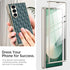 Miimall Slim Fit for Samsung Galaxy Z Fold 6 Case, Camera Protection, Ultra Thin PU Leather Luxury Case, Green