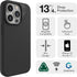ZAGG Manhattan Snap Case for iPhone 15 Pro - Premium Silicone, Durable Graphene Material, MagSafe Phone Case, Lavender