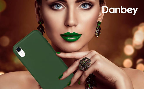 iPhone XR Case, Matte Shockproof Drop Protection, Slim Minimalist Cover, Forest Green, 6.1 Inches - Dark Green