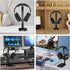 Headphone Stand for AirPods Max, Heavy Base Desk Stand with Aluminum Supporting Rod for All Headphones - Black