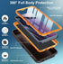 Moto G Stylus 2023 5G Case, with Built in Screen Protector, Heavy Duty Drop Protection, Orange