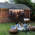 Zornaveli 4K 60"|72"|84"|100"|120"|150" Outdoor(Size:72 INCH) Projector Screen, HD Home Movie Projection Screen