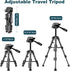 JOILCAN Mini Tripod for Camera, 25-inch Aluminum Tabletop Tripod with Remote and Holder for DSLR, Projectors
