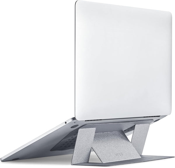 MOFT Laptop Stand for Desk, Adhesive with 2 Adjustable Viewing Angles, Portable for MacBook