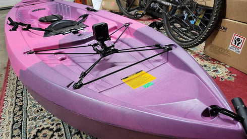 Universal Chain Link Cargo Net Mount for Inflatable Kayak Fishing Kayak for Action Camera/Smartphone/Digital Camera