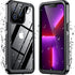 Designed for iPhone 13 Pro Case - Waterproof Full Body Shockproof Phone Cover with Built-in Screen Protector (Black)