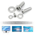Quacc 24 M4 M6 M8 Universal TV Mounting Hardware Kit PCS Stainless Steel Screws Washers for VESA Wall Mount TV