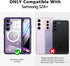 Hekodonk Glitter Case for Samsung Galaxy S24 Plus, Compatible with MagSafe, Full Body Shockproof with Screen & Camera