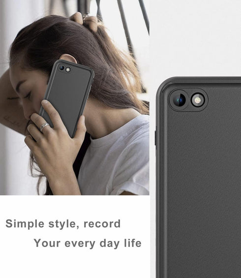 iPhone 8 7 Waterproof Case Cover with Built-in Screen Protector, Fully Sealed Shockproof Snowproof Underwater Case for