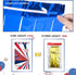 LOLStar 4th of July Decorations, 3 Pack Red White Blue Tinsel Foil Fringe Curtains, Photo Booth Prop Streamer Backdrop