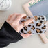 Qokey for iPhone 7 Plus/8 Plus Case - 5.5 inch Glitter Leopard Cute Stand Design, Soft TPU Shockproof Cover