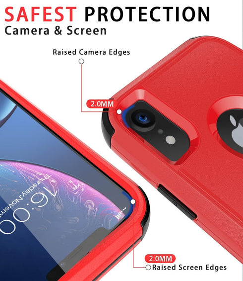 Diverbox Heavy Duty iPhone XR Case - Shockproof, Dropproof, Dust-Proof Protection for Apple iPhone Xr.