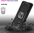 IKAZZ for Galaxy A51 4G Case with Screen Protector, Dual Layer Soft TPU and Hard PC, Anti-Slip Full-Body Rugged Cover