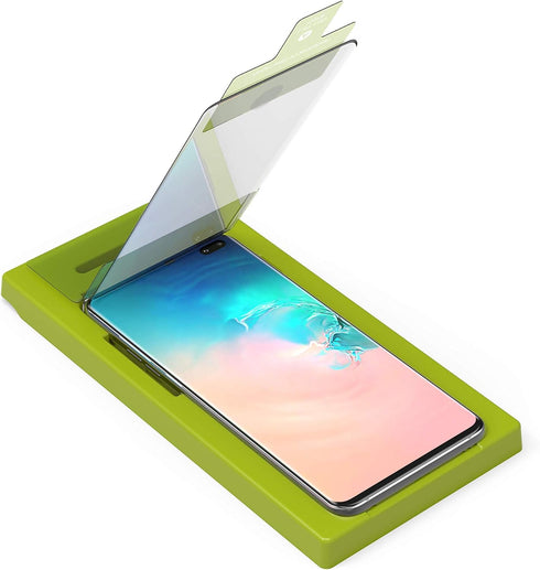 PureGear Tempered Glass Screen Protector for Samsung Galaxy S10+, Fingerprint Sensor Ready Cutout
