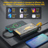 Portable Charger 10000mAh, 22.5W Fast Charging Power Bank with Built-in Cables, Transparent External Battery Pack with
