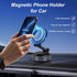 surundo 360 Magnetic Phone Holder for Car - Upgraded Vacuum Magnetic Phone Holder, Foldable Retractable Suction Cup Car