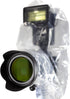 OP/TECH USA Rainsleeve Camera Cover - Clear Rain & Dust Sleeve with Viewfinder Access, 2 Pack
