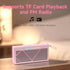 HOTTABLET IPX5 Bluetooth Speaker Wireless Portable Waterproof for Home Party Outdoor Beach, Pink