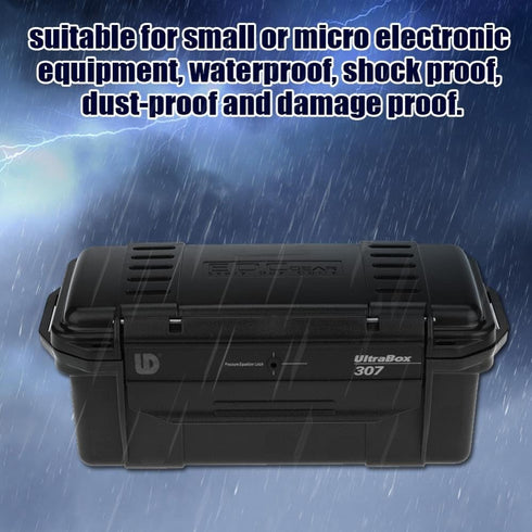 FOSA Outdoor Shockproof Box Waterproof Container Plastic Dry Storage Box with Foam Floating Survivor Dry Case Sealed Box for Outdoors(19012052mm)