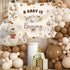 Generic 10x7ft A Baby is Brewing Baby Shower Backdrop Brown Coffee Baking Theme Cute Bear Background Feeding Bottle
