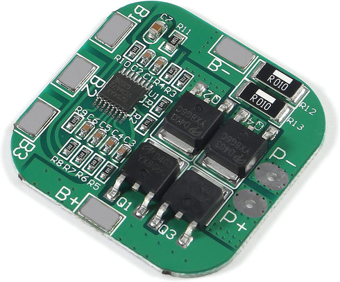 4PCS 20A 14.8V Lithium BMS PCM Protection PCB Board Module for 18650 Battery with Overcharge, Over Discharge, Short