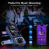 LENCENT Bluetooth 5.0 FM Transmitter for Car, AUX Car Radio Adapter, Big Color Screen, MP3 Music Player, QC3.0 Fast
