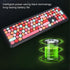 Girl 110Keys Keyboard Mouse Combo, Retro Mixed Color Keyboard with Cute Mouse Set, 1200 DPI 3Keys Mouse for Gaming PC