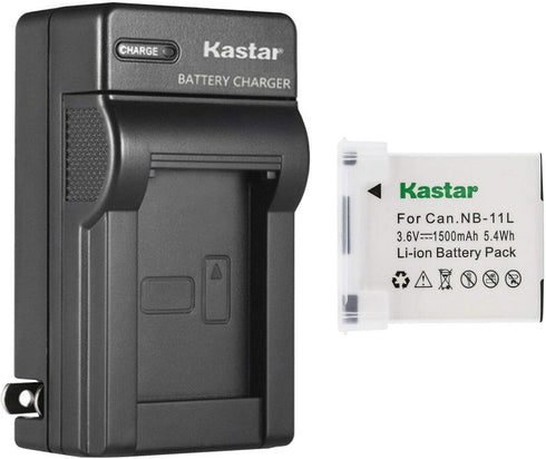 Kastar 1-Pack Battery and AC Wall Charger for Canon SX400 is, SX410 is, SX420 is, ELPH 110 HS, 115 is, 120 is, 130 is,