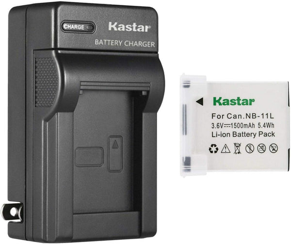 Kastar 1-Pack Battery and AC Wall Charger for Canon SX400 is, SX410 is, SX420 is, ELPH 110 HS, 115 is, 120 is, 130 is,