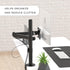 HumanCentric VESA Mount Adapter Compatible with HP M Series Monitors M22f M24f M24fd M24fw M24fwa M27f M27fd M27fq